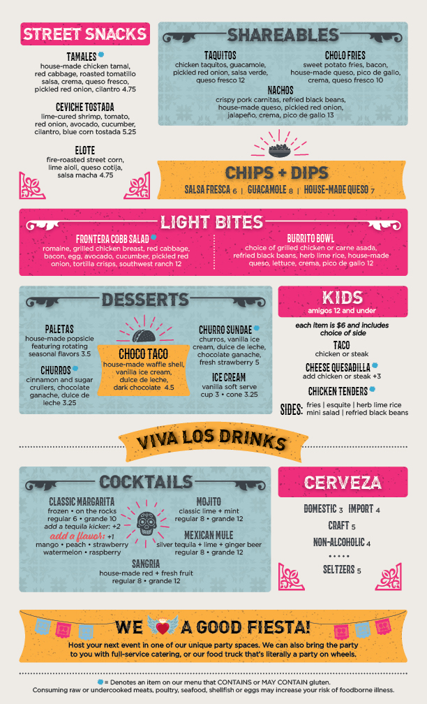 Menus La Catrina Tacos & Tequila in Jeffersonville, IN